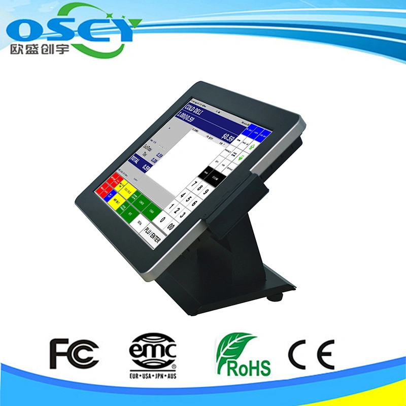 15 inch Touch Screen Pos Terminal Cheap price with card reader msr
