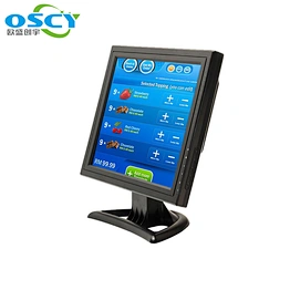 supermarket pos monitor wall mount touch screen monitor 15inch