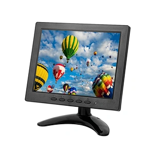 8 Inch Touchscreen Monitor Resistive USB Touch with VGA HDM LED Connection