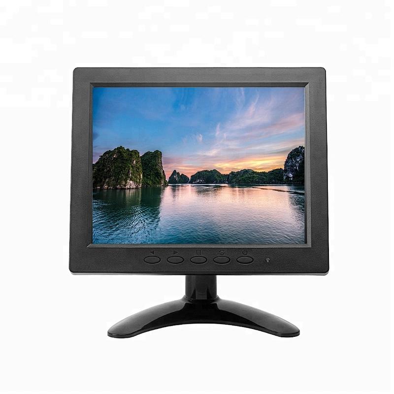 Small monitor 8 inch touch screen monitor for car pos pc