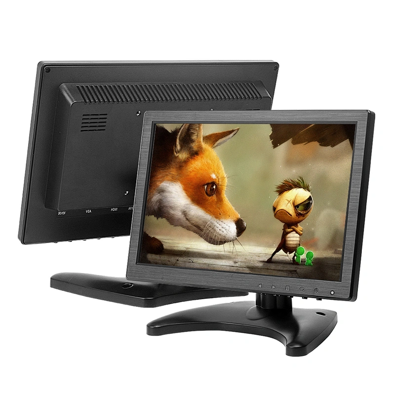Desktop Wall Mount Optional Industrial Panel 10 Inch Touch Screen Lcd Monitor