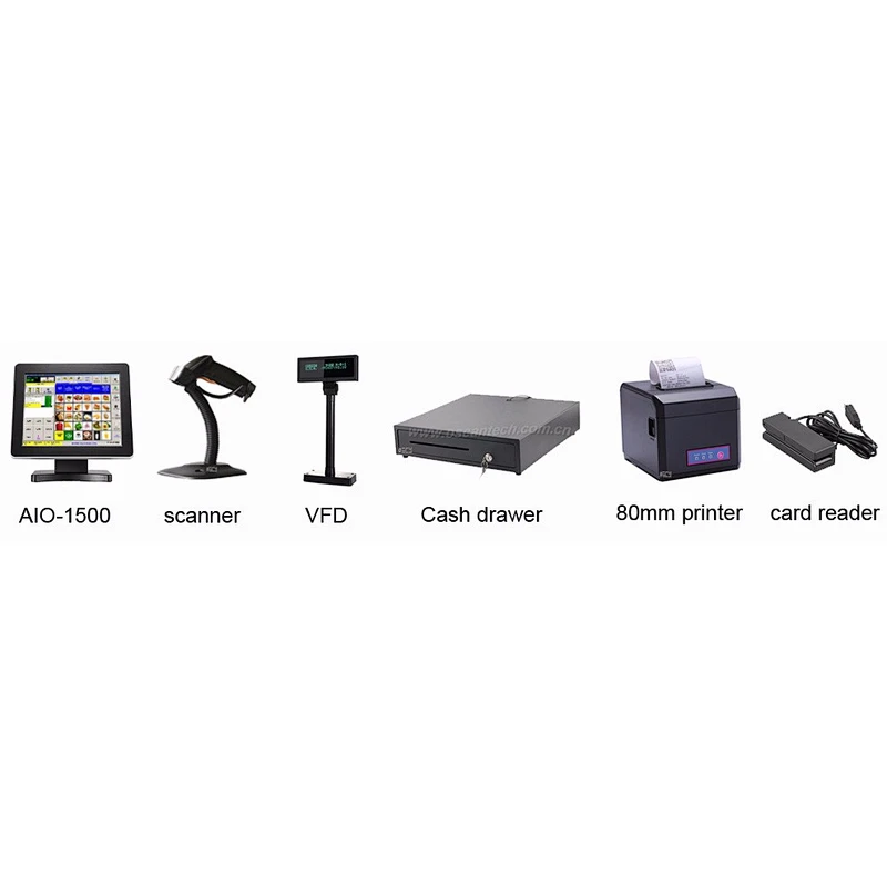 15 inch all in one touch screen pc for small business, retail, store, Restaurants, Bars, Beauty, Wellness