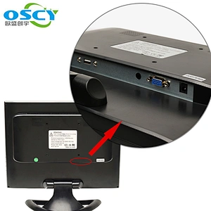 15-inch 4 Wire Resistive Analog Touchscreen display, POS Monitor