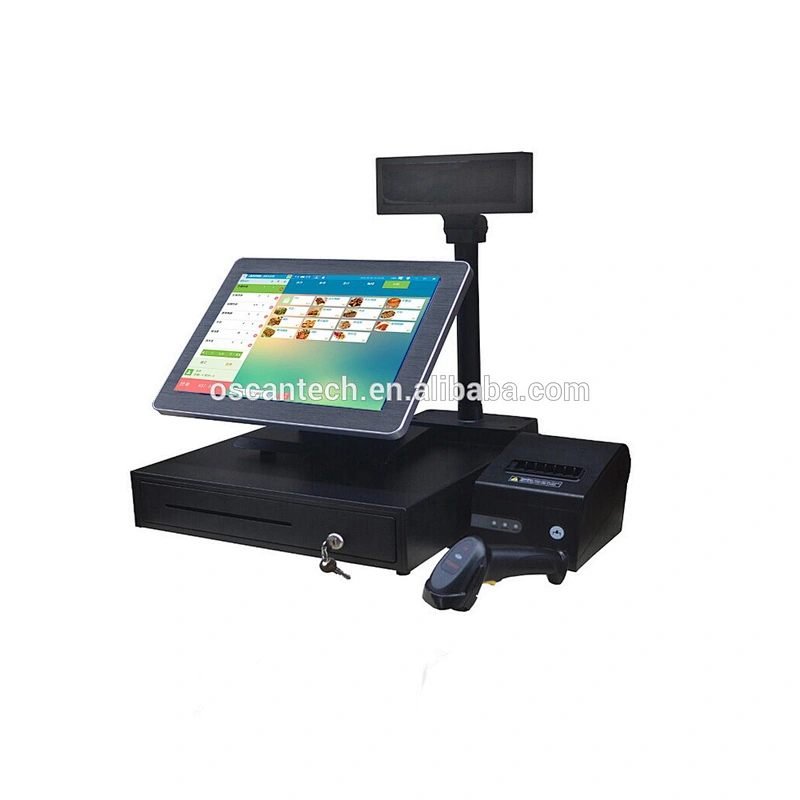 Touch Screen POS Electronic Cash Register For Supermarket