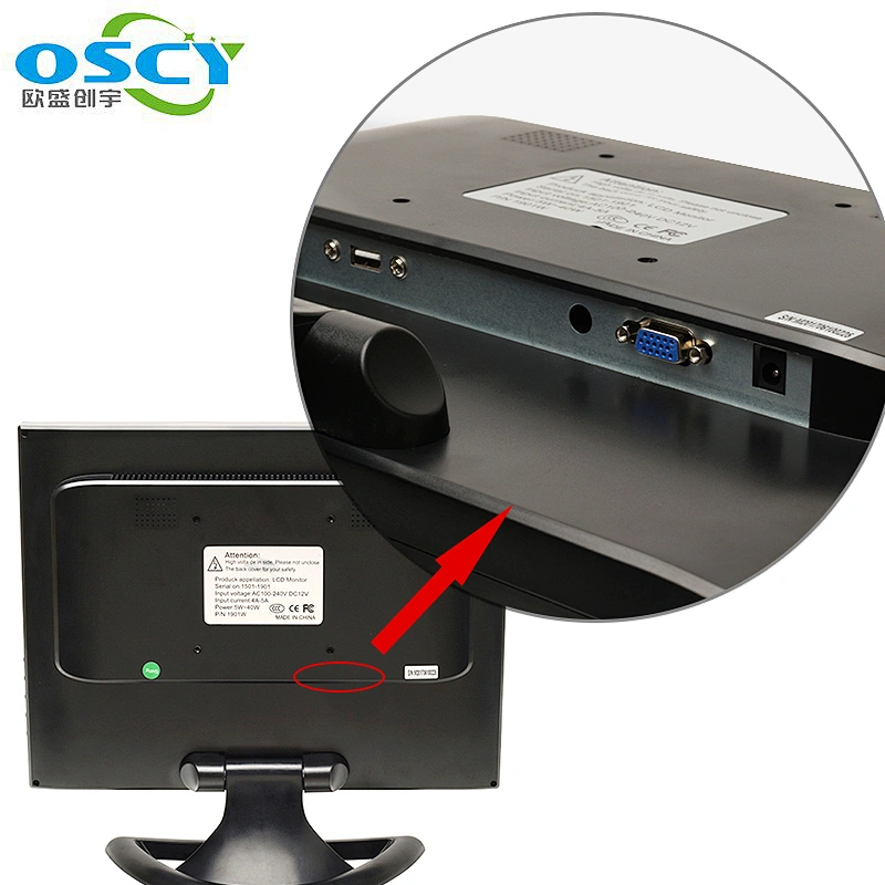 15'' TFT LCD touch screen Monitor for Desktop Computer