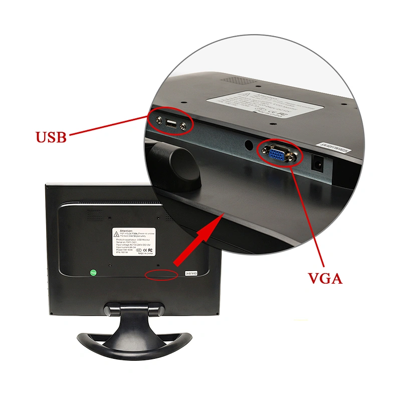 Small 15 Inch Lcd Touch Screen Monitor