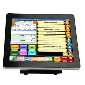 17 inch All In One Pos machine / touch screen pos system / pos terminal with Wifi Bluetooth