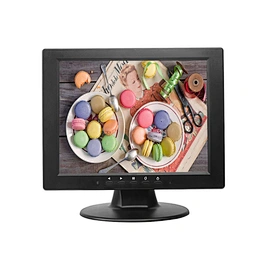 10.4 inch white color 1024*768 resolution  bnc av hd vga usb input cctv monitor