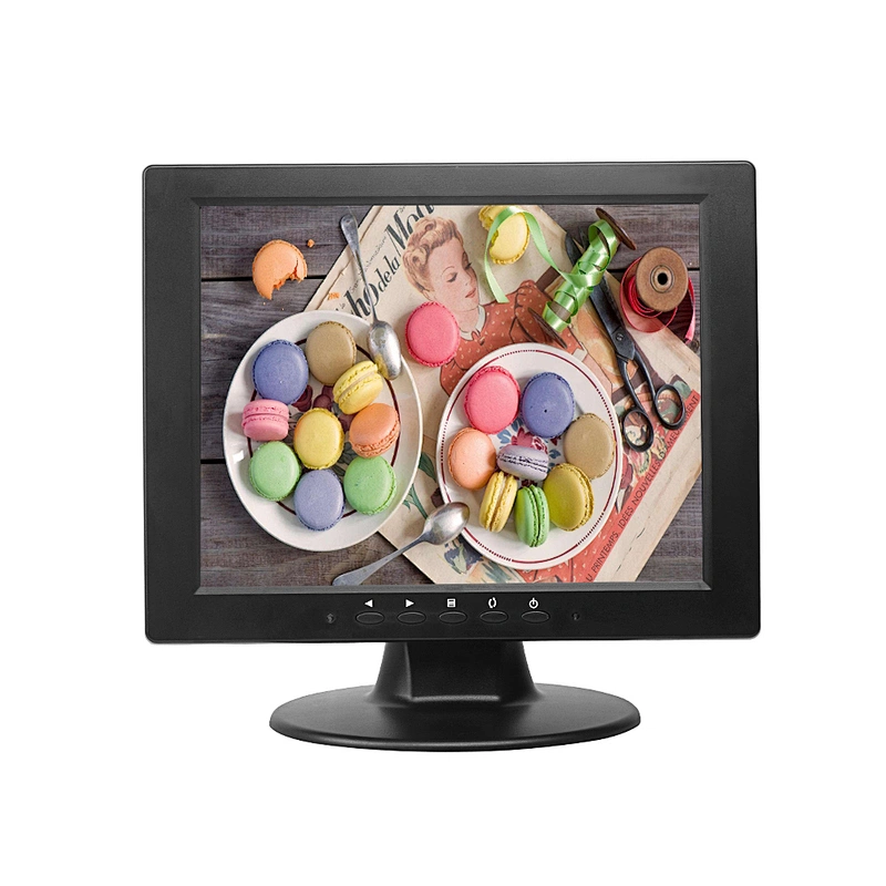 10.4 inch white color 1024*768 resolution  bnc av hd vga usb input cctv monitor