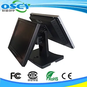 15-inch LED touchscreen monitor POS system bundle for retail shop