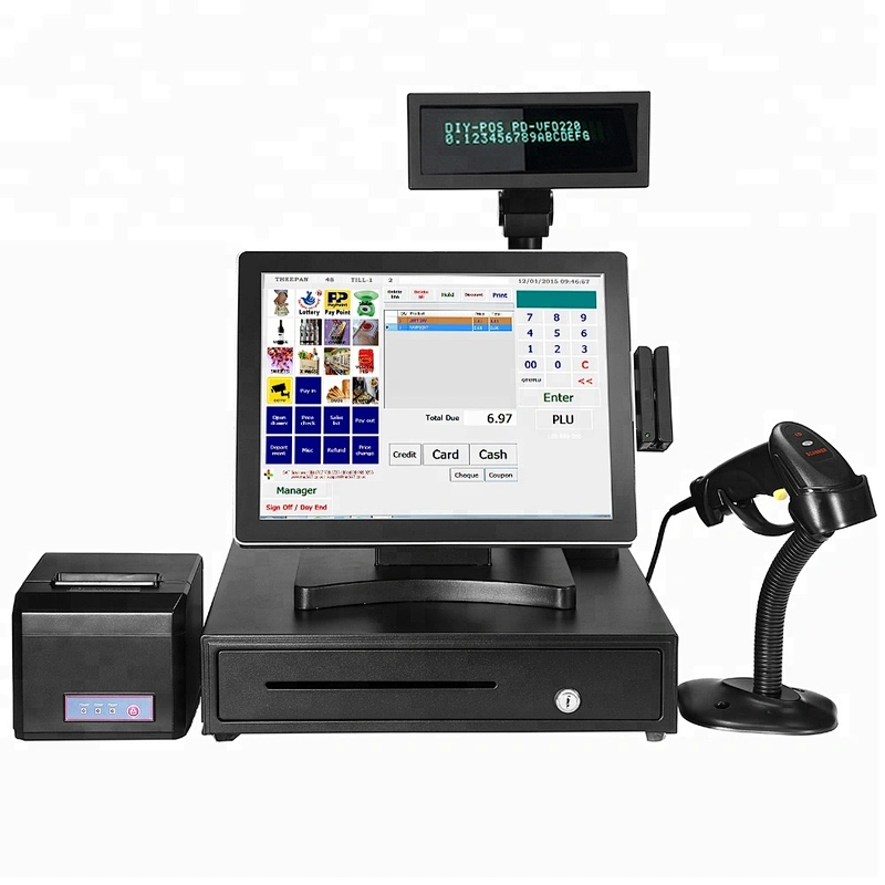 12inch all in one Capacitive touch screen pos machine pos system touch screen