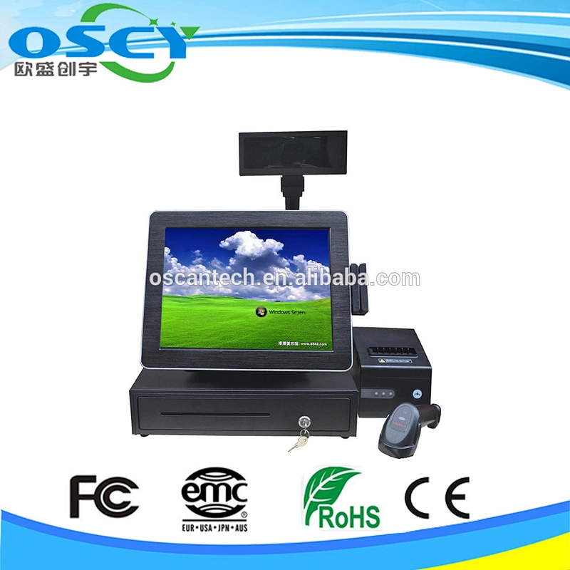 All-in-One Touch Screen restaurant/ Glossy/ hotel POS System