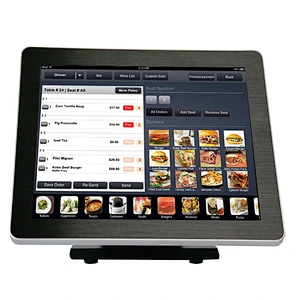 17 inch cashier machine with barcode scanner for small business payment solution