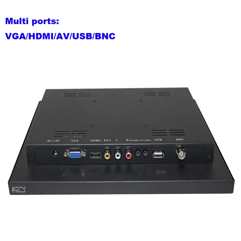 12 Inch open frame widescreen capacitive touch monitor with 1366*768 resolution