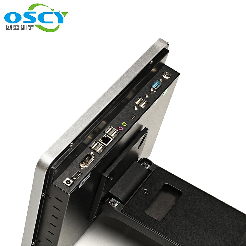 12inch fanless Pos system aluminum with pos machine paper