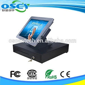 Supply supermarkets collecting touch pos machine cash register oem
