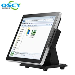 15 inch metal casing touch screen flat screen pos terminal android