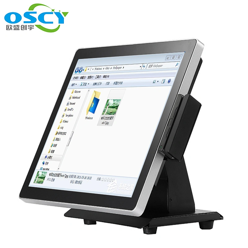 15 inch metal casing touch screen flat screen pos terminal android