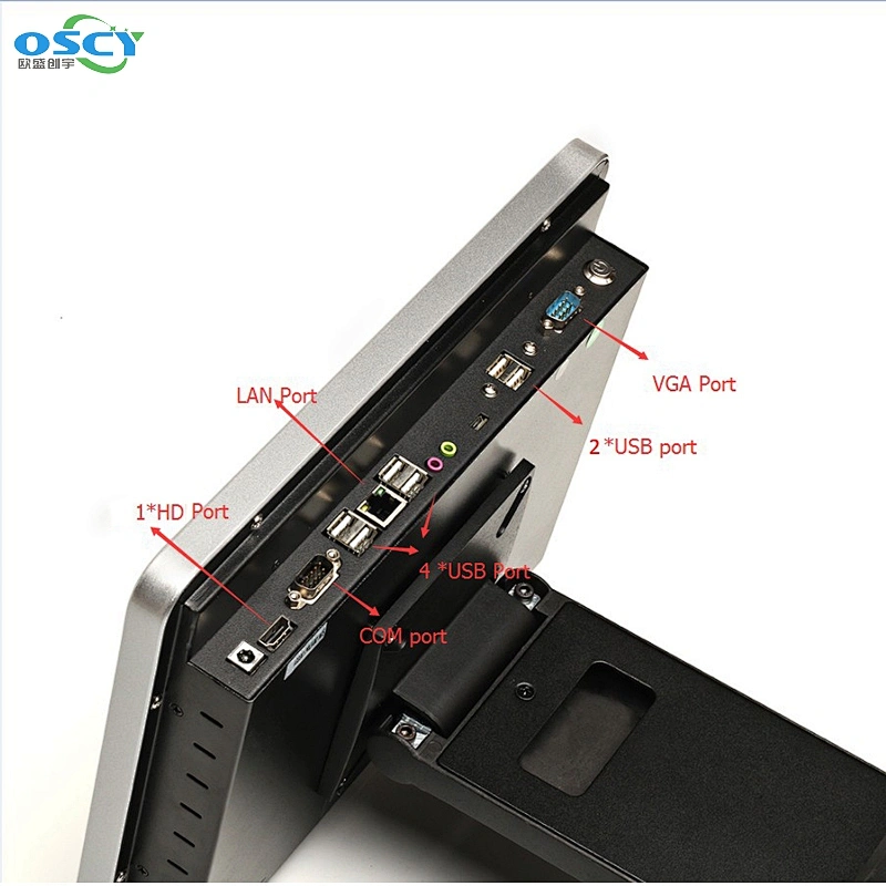 All One Machine Cash Register Dual Touch Epos Rfid  Portable 12 Inch Screen Pos System