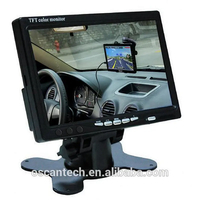 7 inch high brightness display mini lcd monitor touch screen for audio/video/music