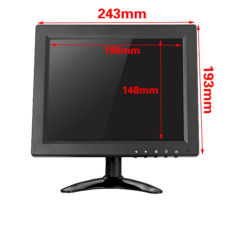 PACP cheap 10 inch stand alone touch screen monitor