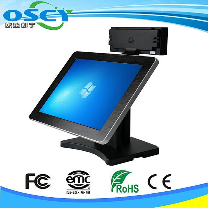 aio 15 inch touchscreen computer all in one desktop with printer barcode