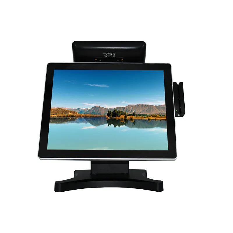 Restaurant/Supermarket 15 inch all in one touch screen POS system/POS terminal/Epos