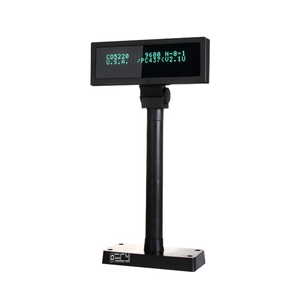 Support Multiple Languages VFD POS Customer Display Not Touch Screen USB or RS232 with 20x2 Lines