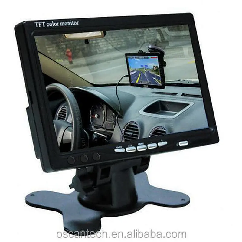 7 inch high brightness display mini lcd monitor touch screen for audio/video/music