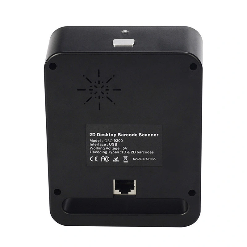 2D Hot Sale High Speed Omnidirectional  USB/RS232 optional Barcode Scanner
