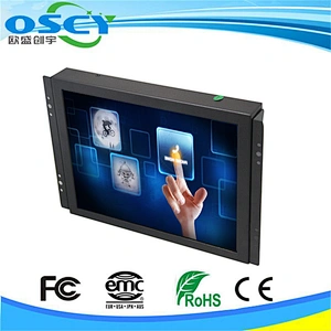 10 Inch Kiosk Industrial Open Frame Touch Screen Led Monitor Pc Monitor 10 Inch Metal Case TFT LCD Monitor LED Backlight OTM1000