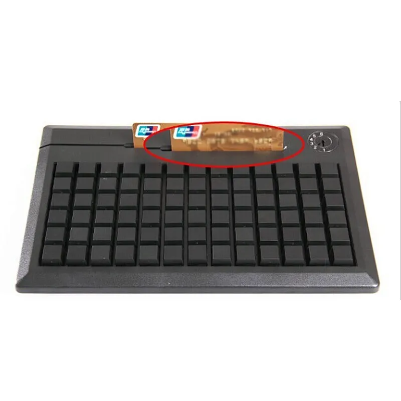 OSCAN OKB-78 Program Keyboard Stand MSR Gaming Computer Keyboard Can Program any Key or Electronic Lock PS/2 USB USB 2.0 78 Keys
