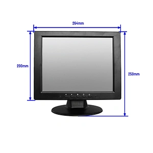 12V Dc Input Industrial Touch Screen Capacitive Computer Desktop 10.4 Inch Tft Lcd Tv Monitor