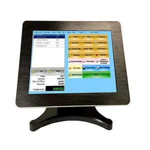 Newest 12 inch all in one pos with capacitive touch screen for restaurant