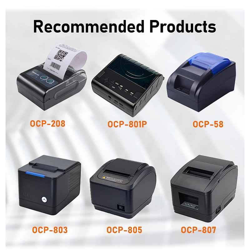 58mm and 80mm thermal printer driver with Lan USB Serial port