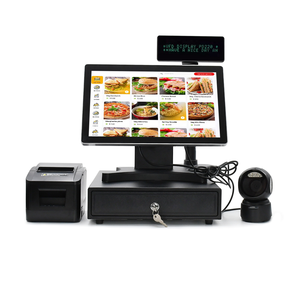 15 inch POS system/ All-in-one/POS hardware cashier machine/point of sale system