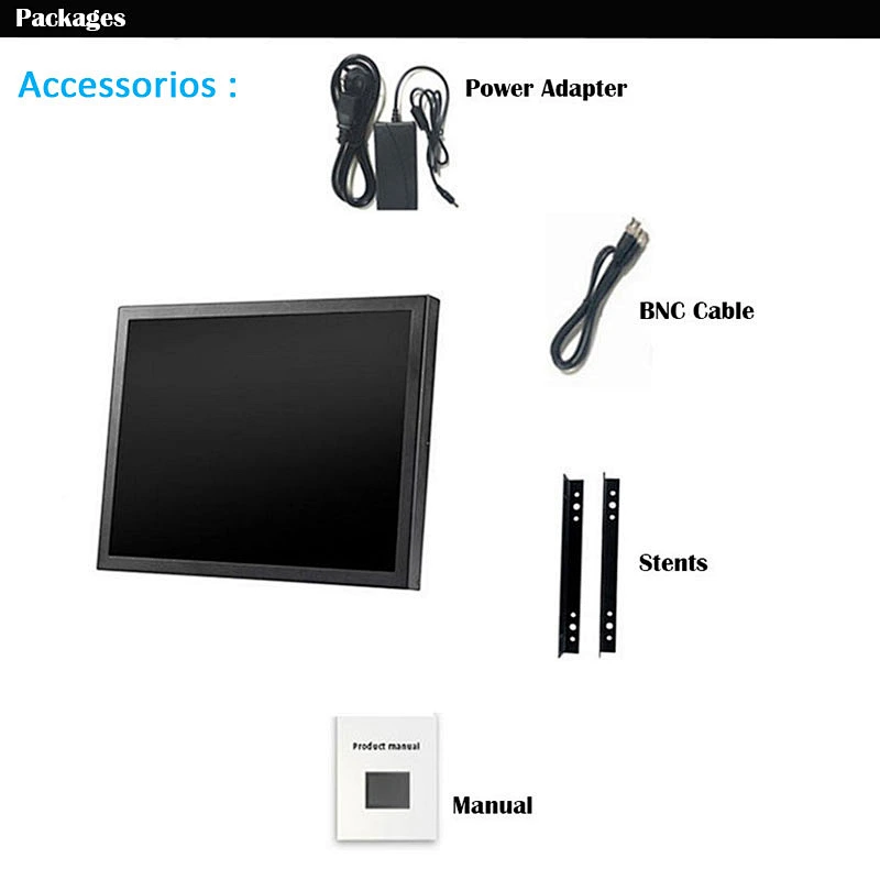 cheap price 8 inch lcd monitor dc 12v open frame hd monitor 8inch