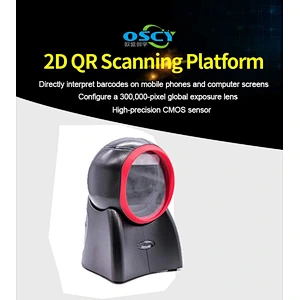 Omnidirectional Laser Scanner Plug & Play  USB Barcode Scanner desktop scanning platform for Supermarket