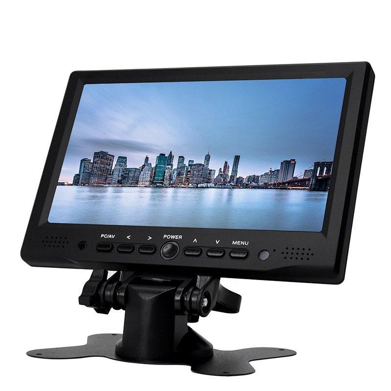 Oscan Factory hot selling 7 inch IPS cctv car desktop portable monitor with HD-MI BNC VGA USB AV input