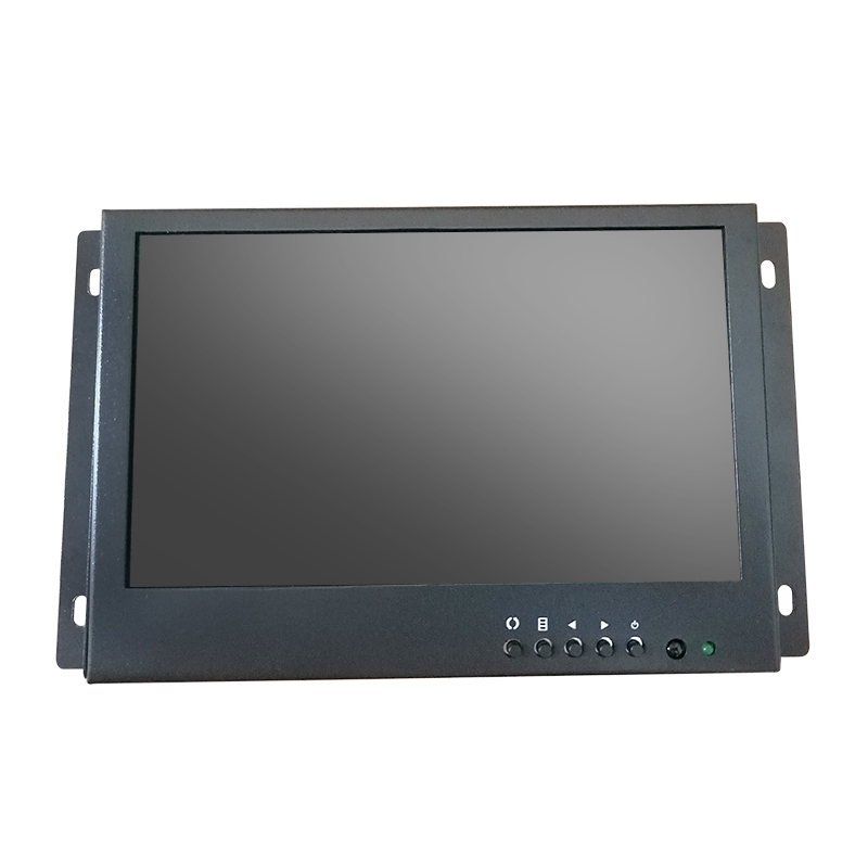 7inch Industrial Metal Frame Wall Embedded Mount open frame monitor