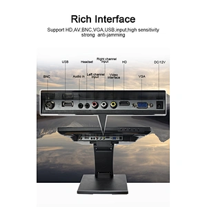 Top quality 15inch new model  LED capacitive touch screen monitor for karaoke