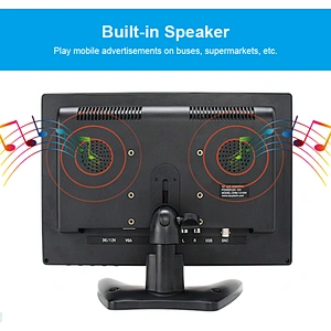 Hot sale cheap small lcd av monitor 12v vga monitor tft monitor