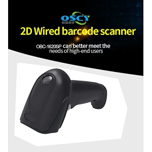 2D wired CMOS sensor QR Code PDF417 ID card number OCR recognition Barcode Scanner
