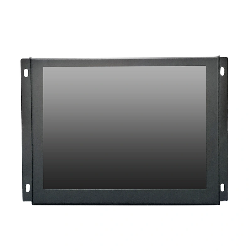 High Brightness Industrial Metal Frame Wall Embedded Mount  Open Frame 8 Inch oem 1000 Nits Lcd Monitor