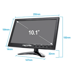 10 inch Industrial Touch Screen Monitor Tft Lcd Monitor With VGA BNC AV HDMI Input