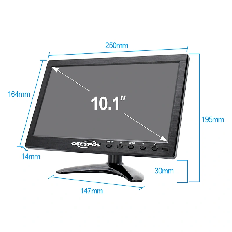 10 inch Industrial Touch Screen Monitor Tft Lcd Monitor With VGA BNC AV HDMI Input
