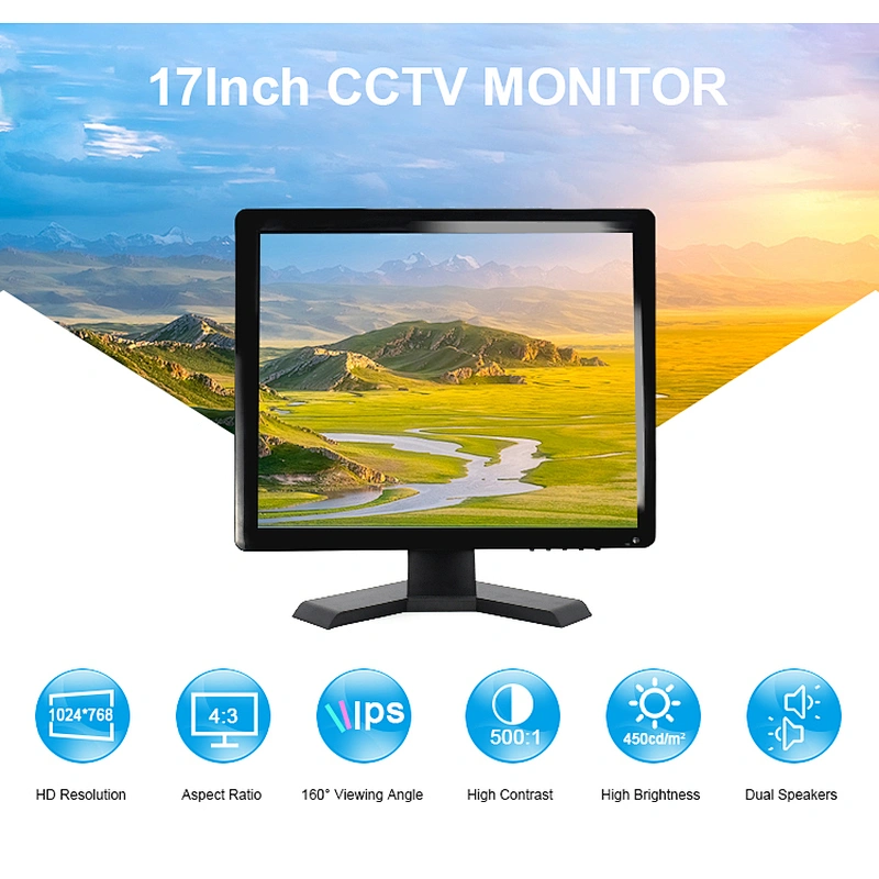 17 Inch LCD Computer Touch Screen Monitor Screen LCD VGA Monitor