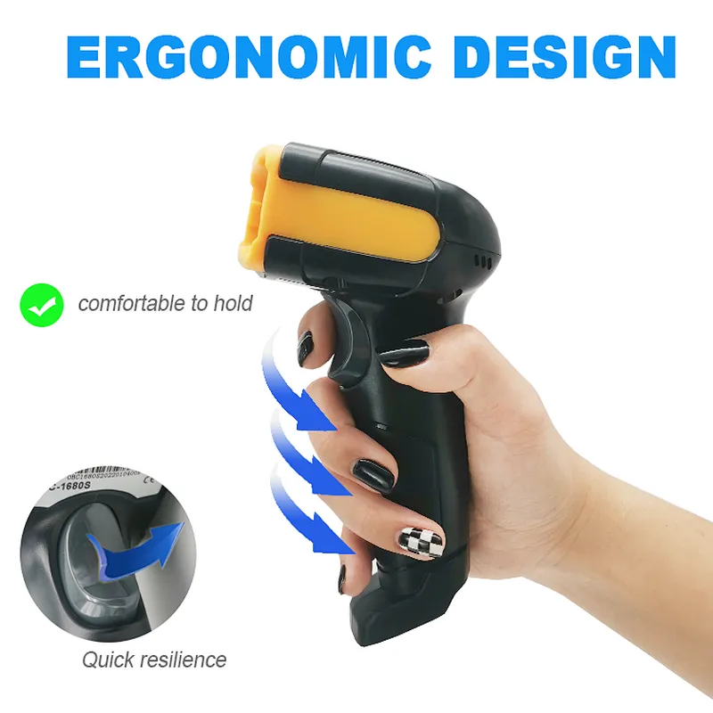 Long Range QR Code Scanner 1D  2D  Reader For Supermarket Payment Systems Cashier