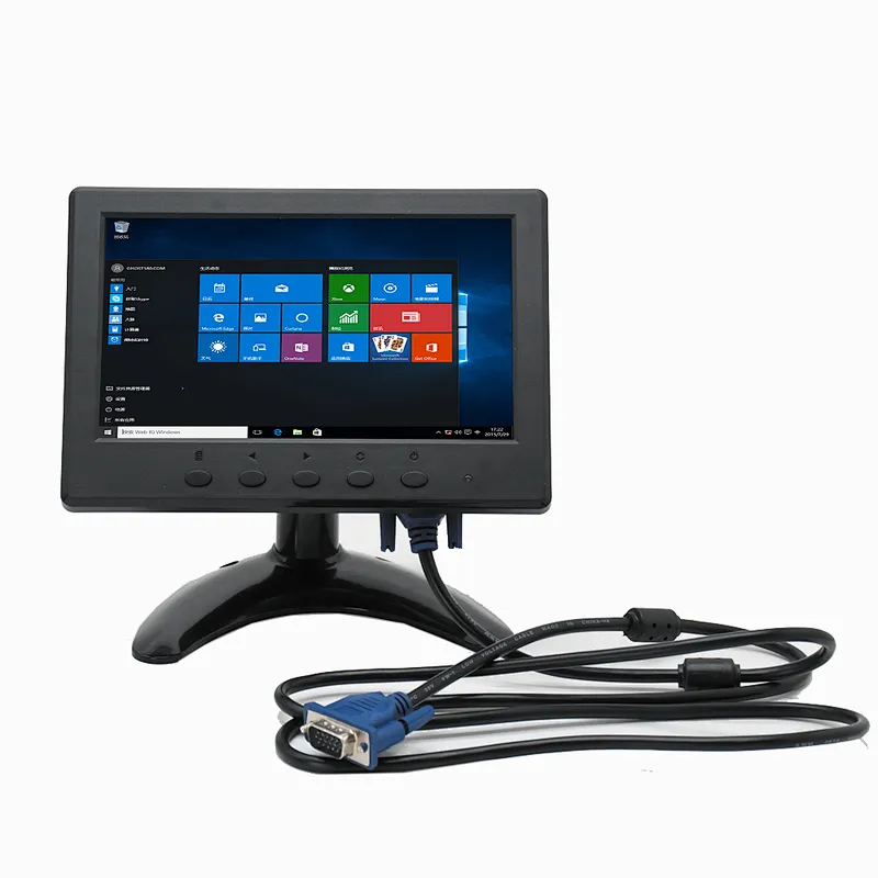 7 Inch square  small monitor industrial 7'' monitor
