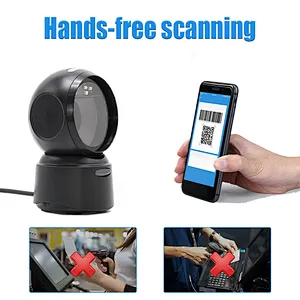Small size 1D&2D Omnidirectional Bar Code Scanner Supermarket Barcode Reader